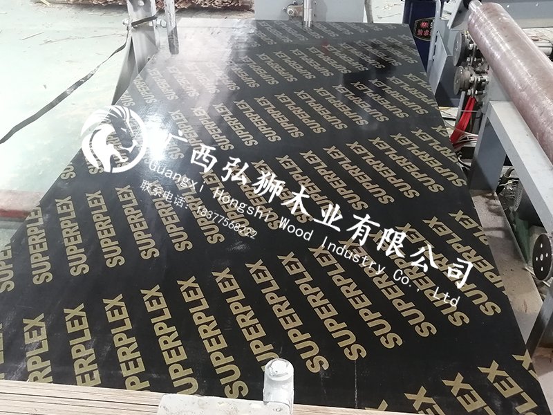 覆膜板构筑模板